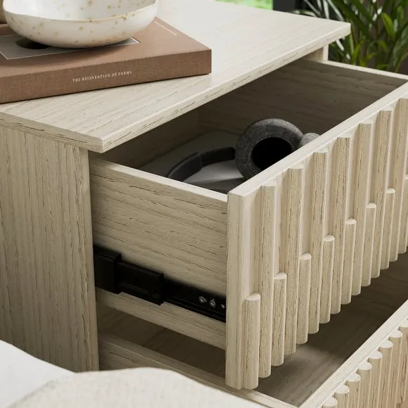 Tahlia 2 Drawer Bedside Table 3