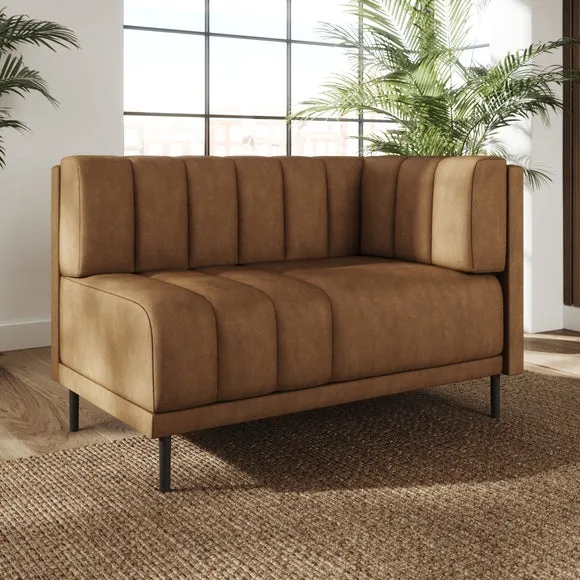 Amali Corner Dining Bench, Faux Leather 2