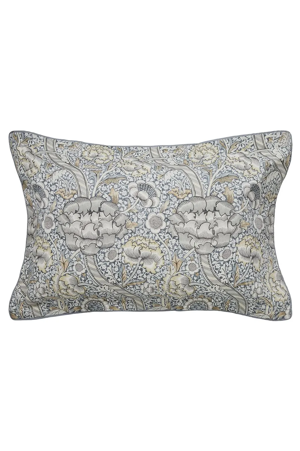 Morris & Co 'Wandle' Cotton Duvet Cover Set in Grey 3