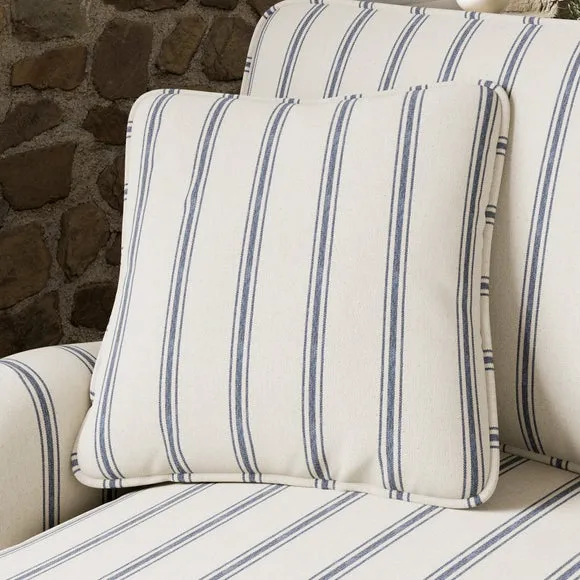 Beatrice II Folkstone Stripe Storage Corner Chaise Sofa 4