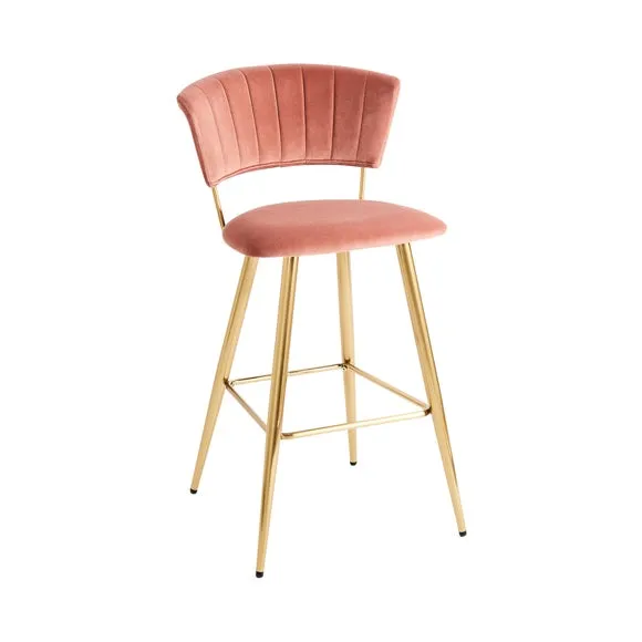 Kendall Bar Stool, Velvet 6