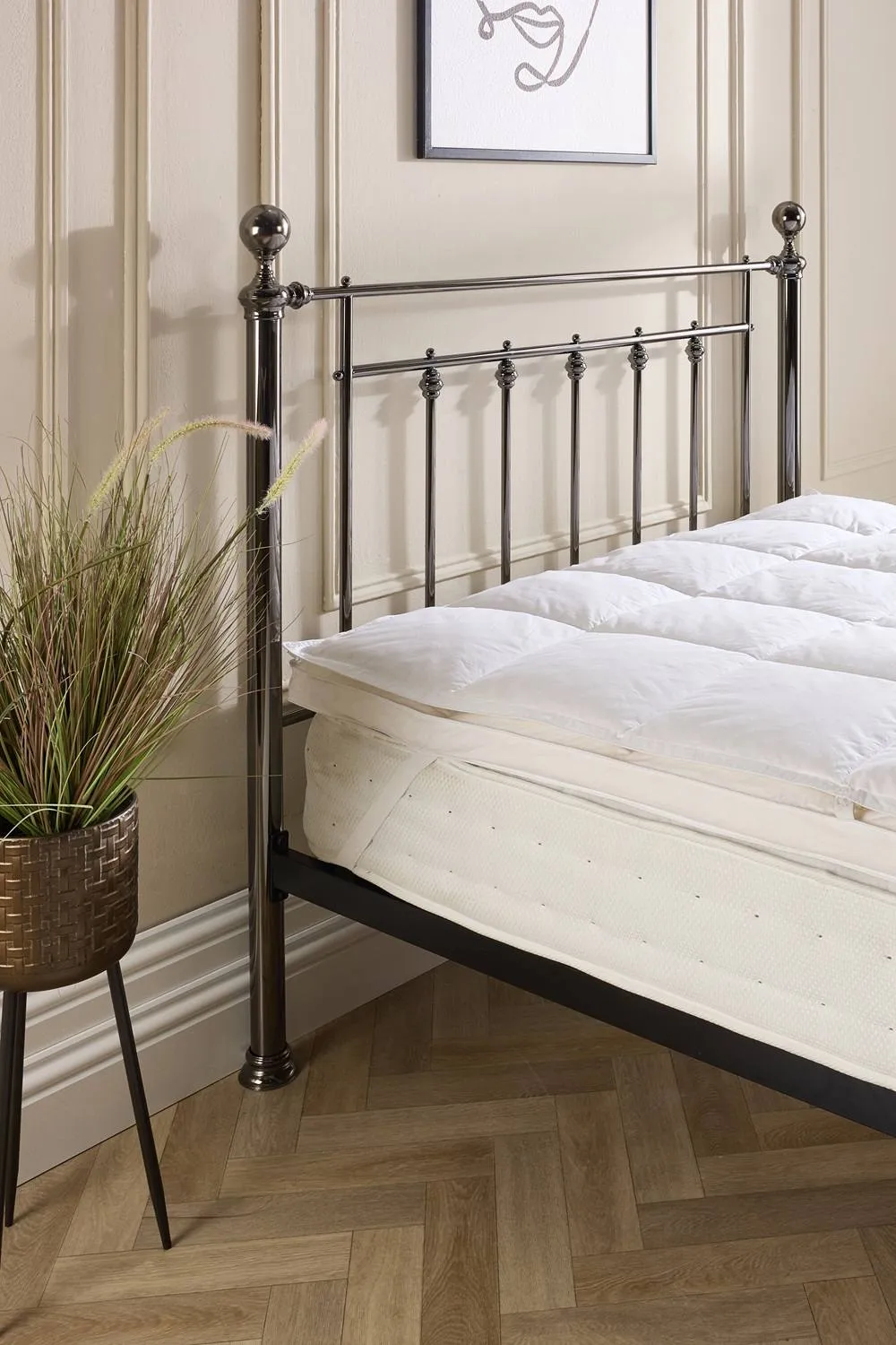 Martex Goose Feather & Down Mattress Topper in White