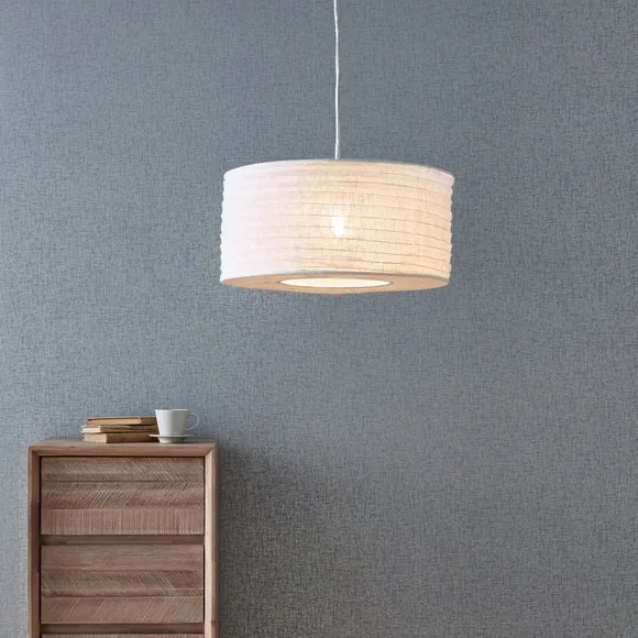 Patpong Jute Easy Fit Pendant Shade 2