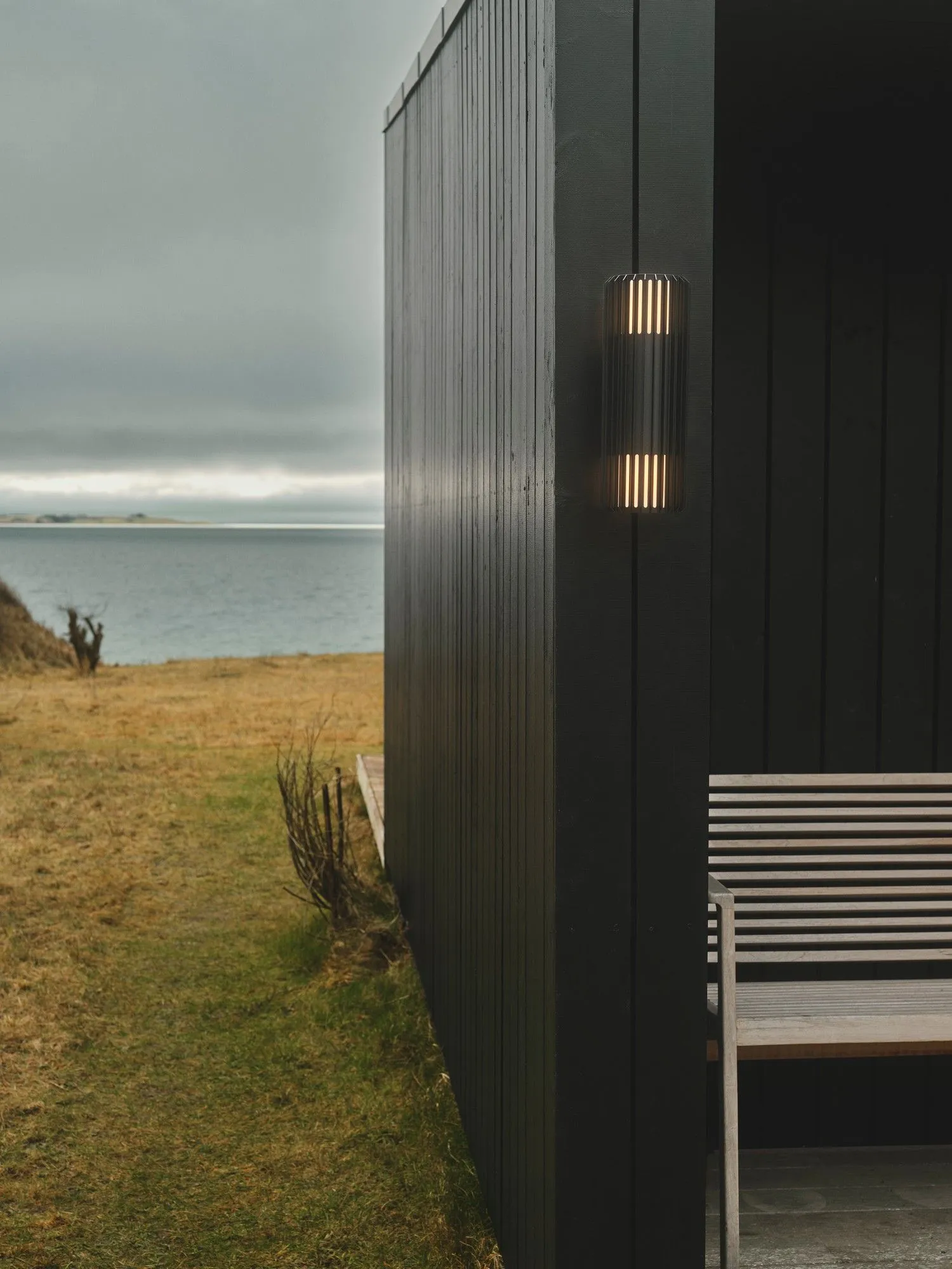Nordlux Aludra Outdoor Wall Light Black Metal Garden E27 IP54 Mains 4