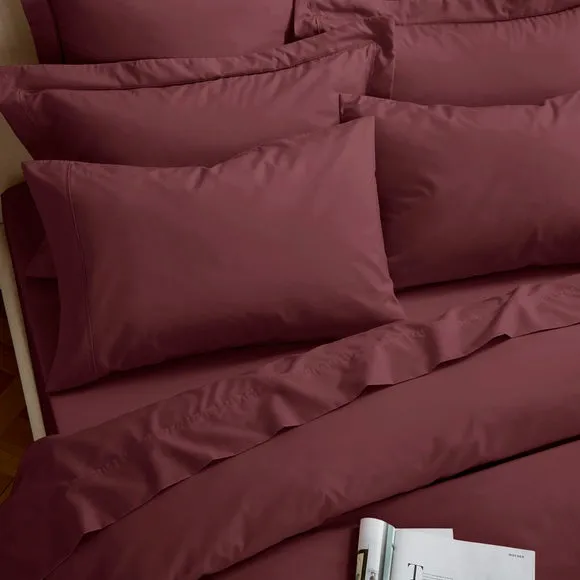 Dorma Crisp & Fresh 400 Thread Count Egyptian Cotton Percale Flat Sheet 3