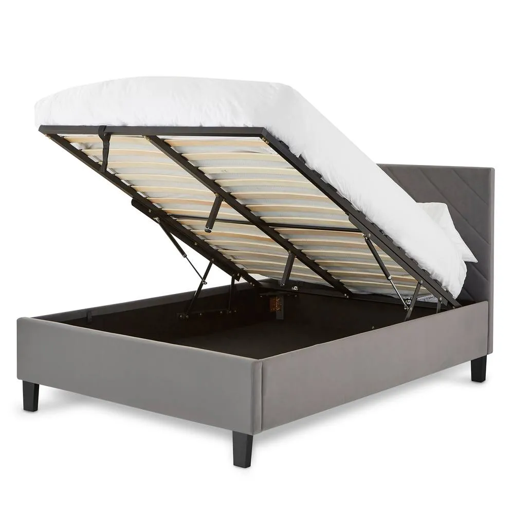 GFW Thea Ottoman Bed in Grey 2