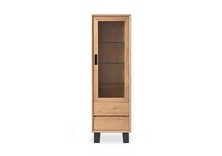 Aydin Right Hand Facing 1 Door Curio Cabinet