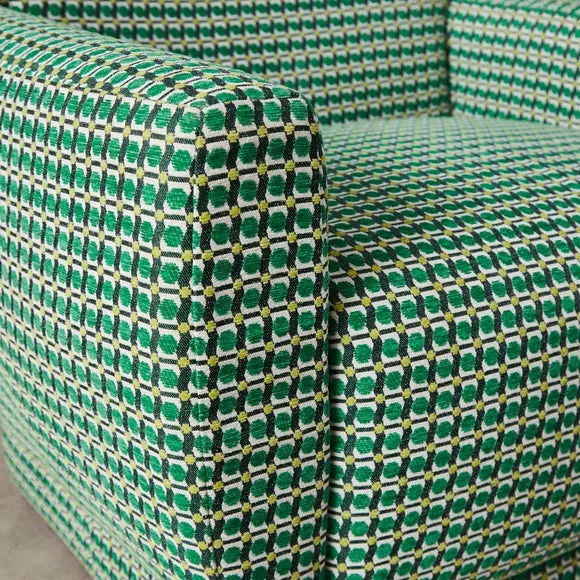 Yinka Ilori Sweet Flows Woven Jacquard Swivel Chair 4