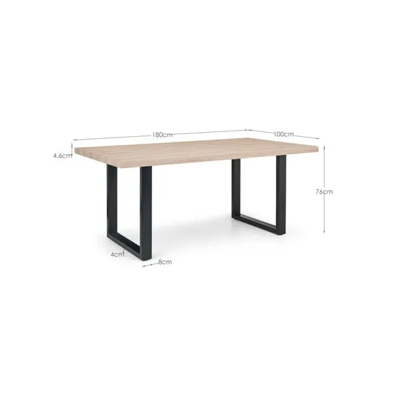 Berwick 6 Seater Rectangular Dining Table 6