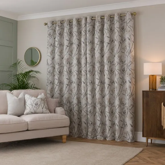 Zen Jacquard Eyelet Curtains 4