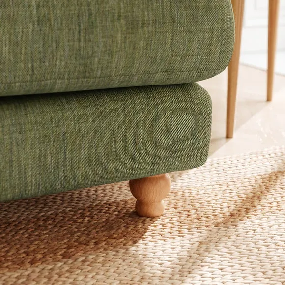 Martha Faux Linen 2 Seater Sofa 4