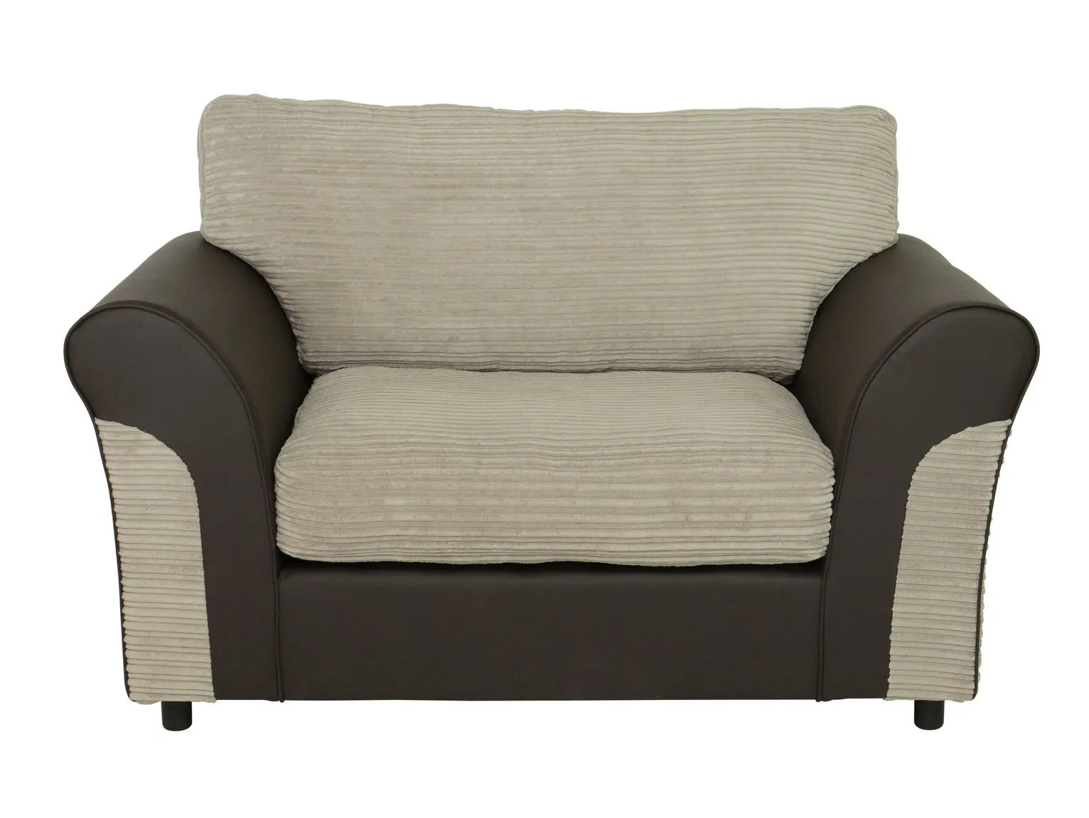 Argos Home Harry Fabric Cuddle Chair - Natural