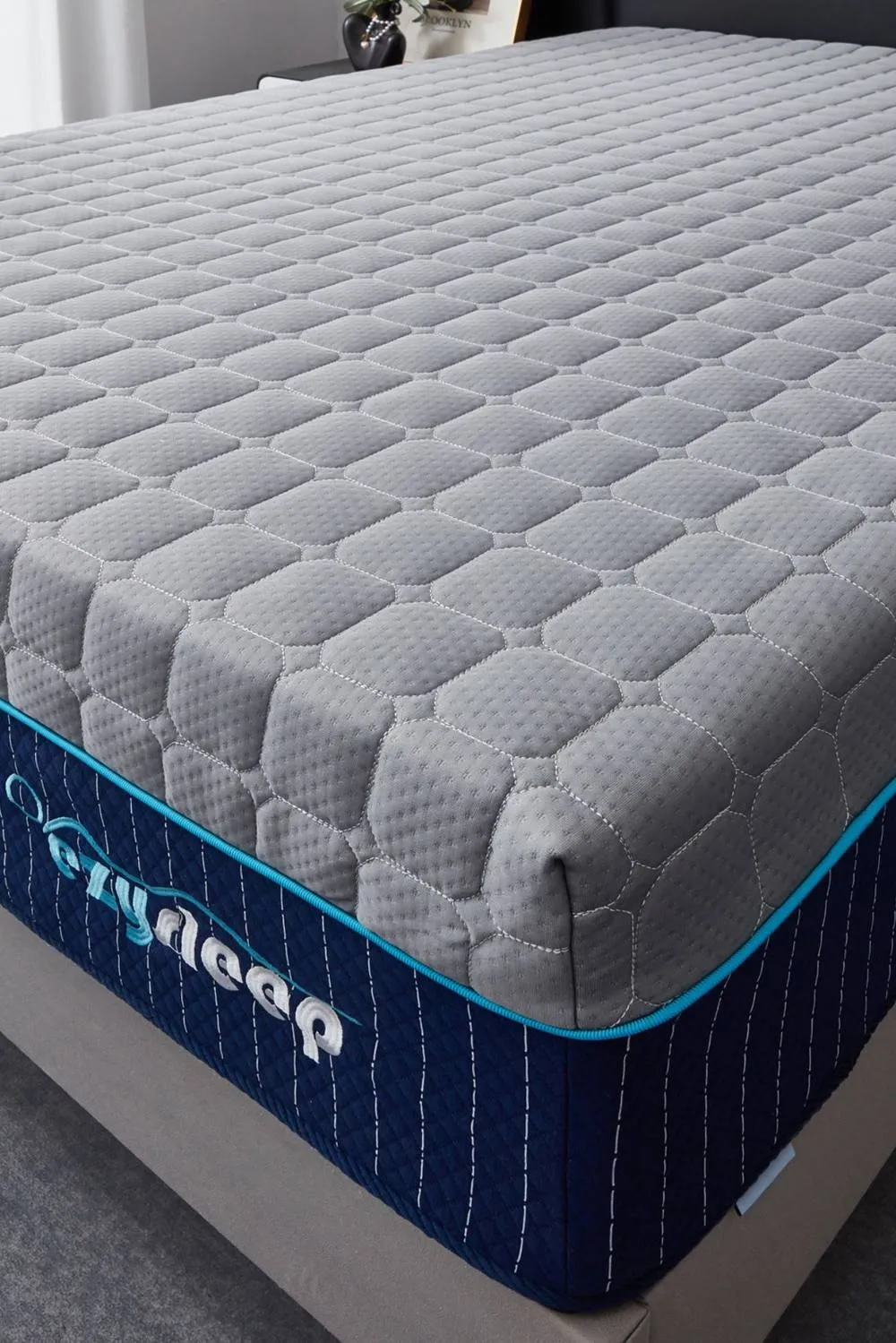 Ezysleep Halo 30cm Memory foam mattress in Grey