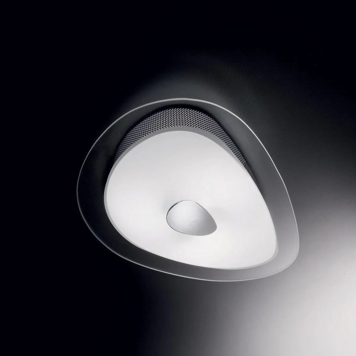 Netlighting Geko 3 Light Indoor Medium Flush Light Glass E27 in Clear 2