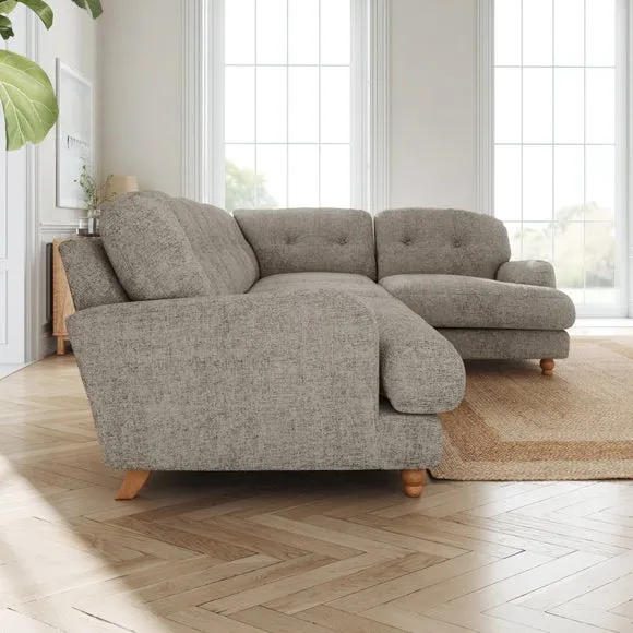 Martha Chunky Chenille Full Corner Sofa 2