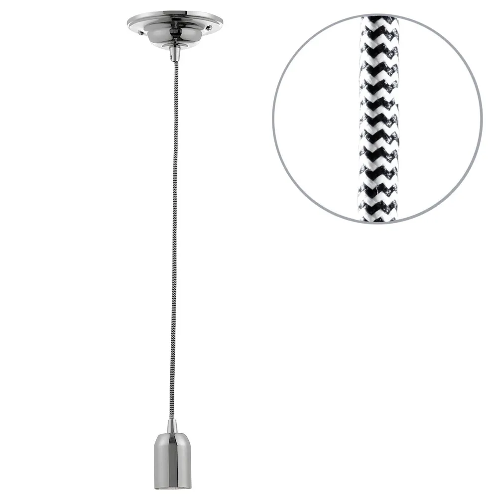 Herringbone Twisted Cable Kit, Polished Nickel