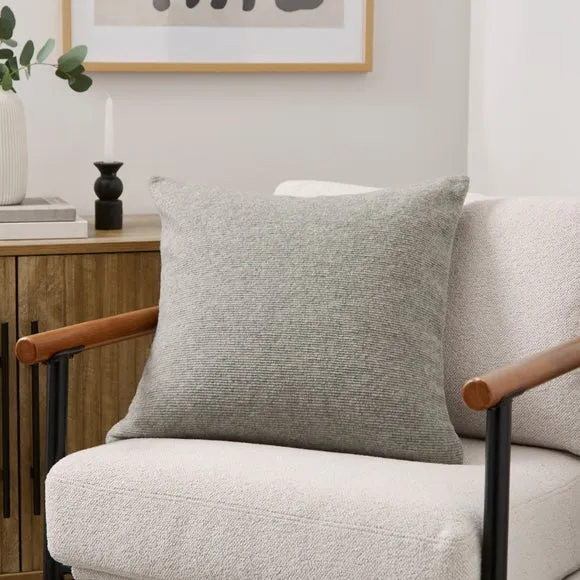 Flaxley Ribbed Square Cushion 1