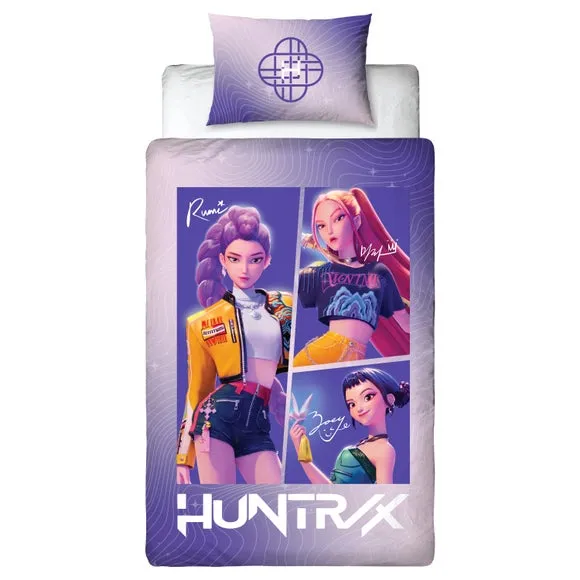 K-Pop Demon Hunters Unite Digital Duvet Cover & Pillowcase Set 2