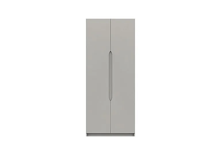 St Pancras 2 Door Wardrobe - Light Grey