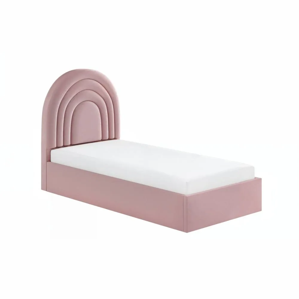 Flair Ava Single Ottoman Bed in Pink 6