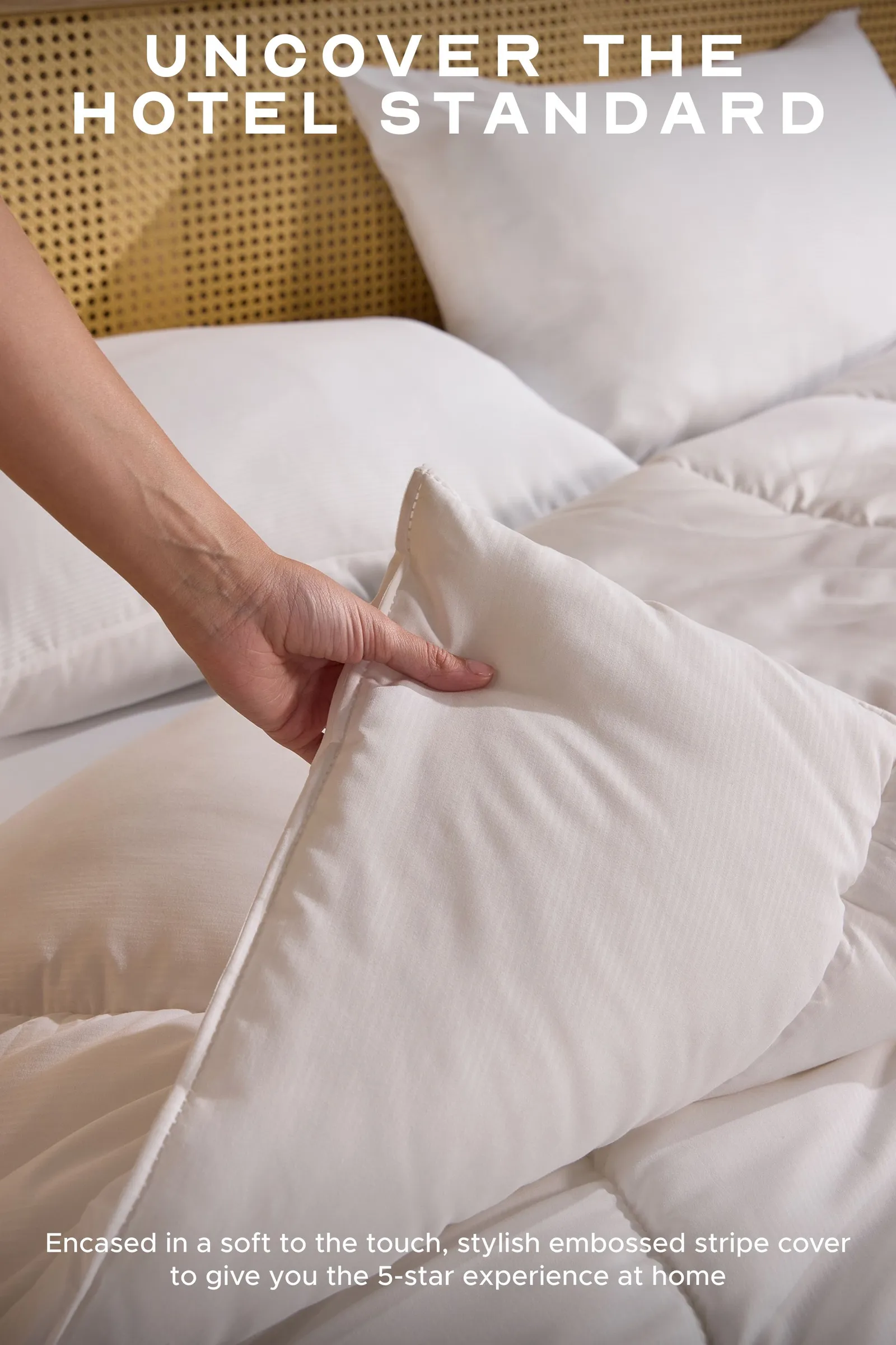 Snuggledown Hotel Soft & Cosy 15 Tog Winter Duvet - Extra Warm, Breathable, Deep Filled Duvet in White 4