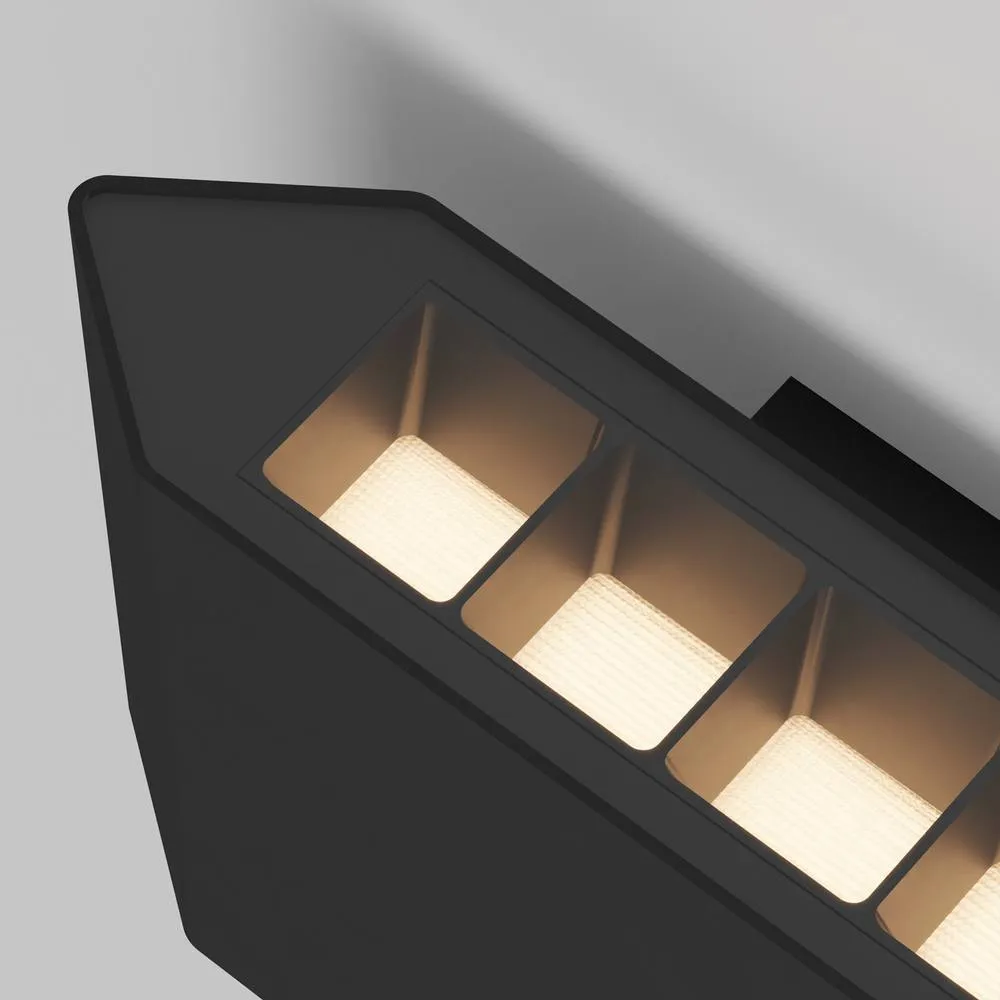 Netlighting Pull Outdoor Wall Down Lamp Graphite 3000K 300lm IP54 in Grey 2