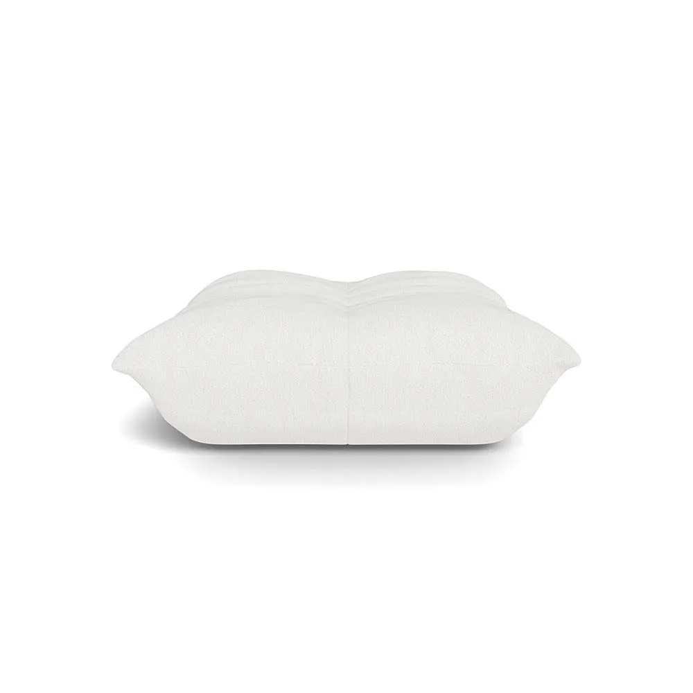 Ligne Roset Togo Footstool in Capa Ecru 1