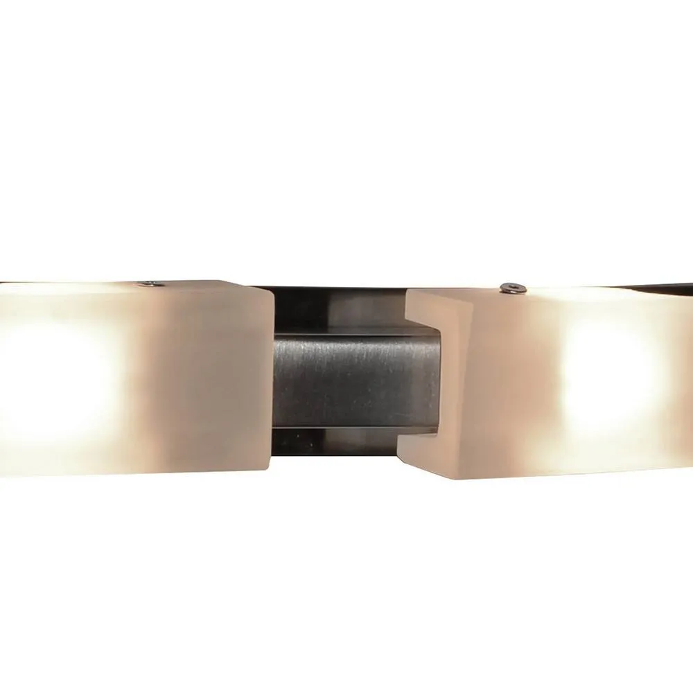 Netlighting (0037 007) Arco Wall 2 Light G9 Satin Nickel in Grey 3