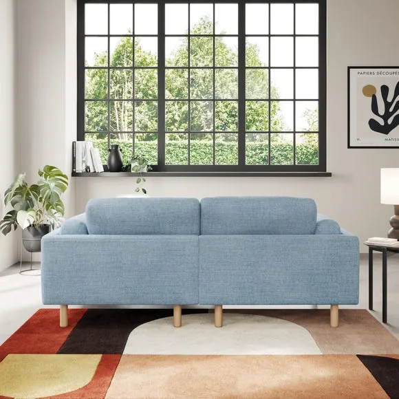 Newton Chunky Tonal Weave Corner Chaise 3