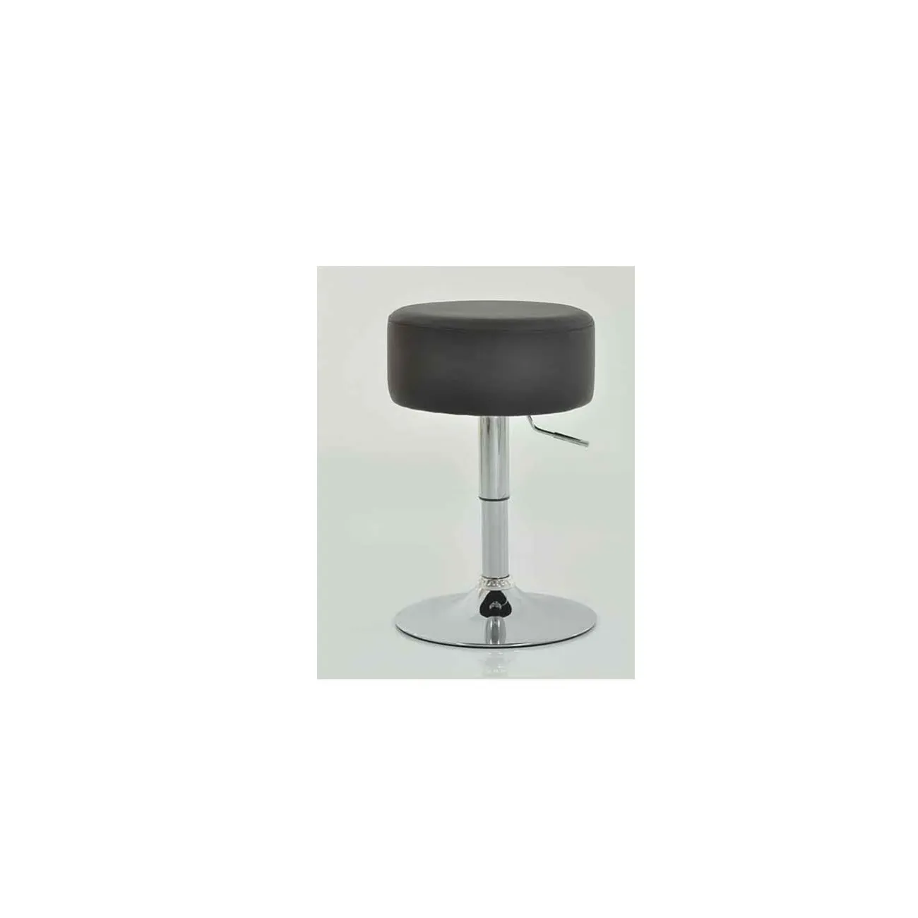 netfurniture Low Bar Stool Grey Height Adjustable