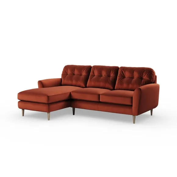 Sven Opulent Velvet Large Corner Chaise Sofa 6