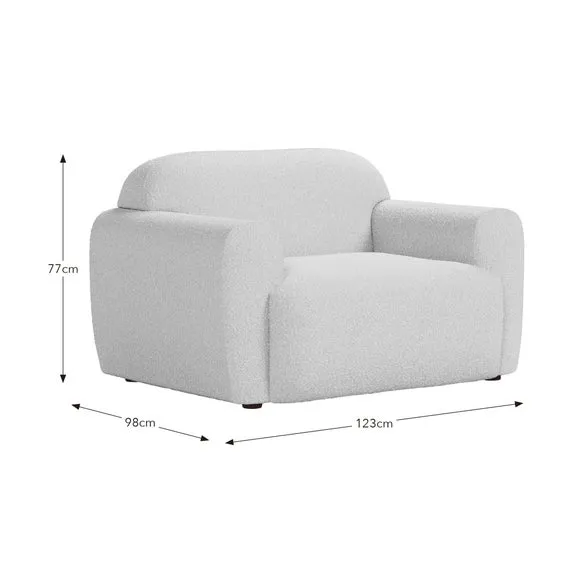 Marlo Boucle Snuggle Chair 6
