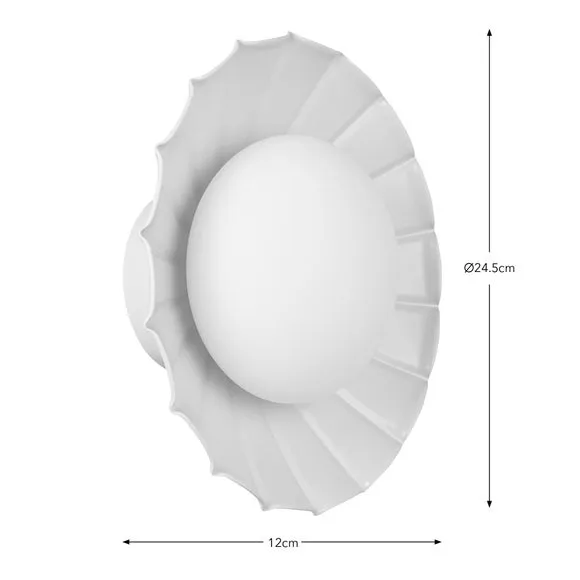 Scallop Rechargeable LED Touch Dimmable Wall Light 5