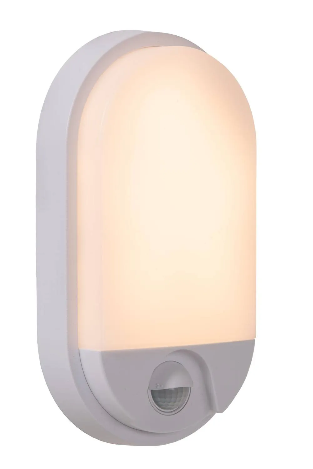 Netlighting Lucide HUPS IR PIR Wall light Outdoor LED 1x10W 3000K IP54 White