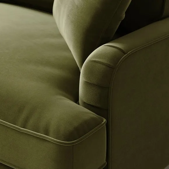 Beatrice Matte Velvet Corner Sofa 6