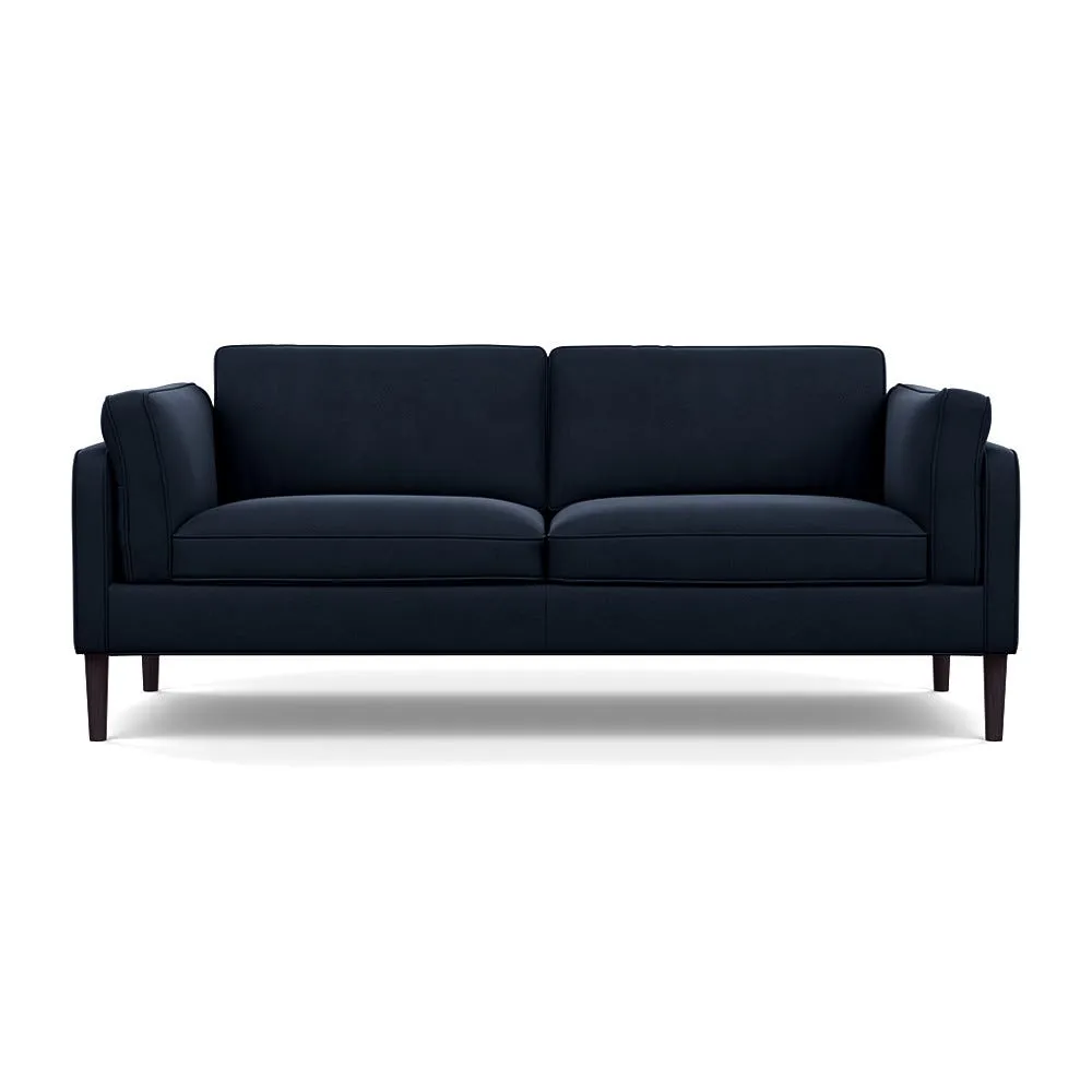 Heal's Sonno 3 Seater Nobilis Velvet Night Wenge Black Feet 1