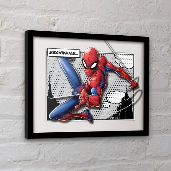 Marvel Spiderman Meanwhile Breakout Framed Print