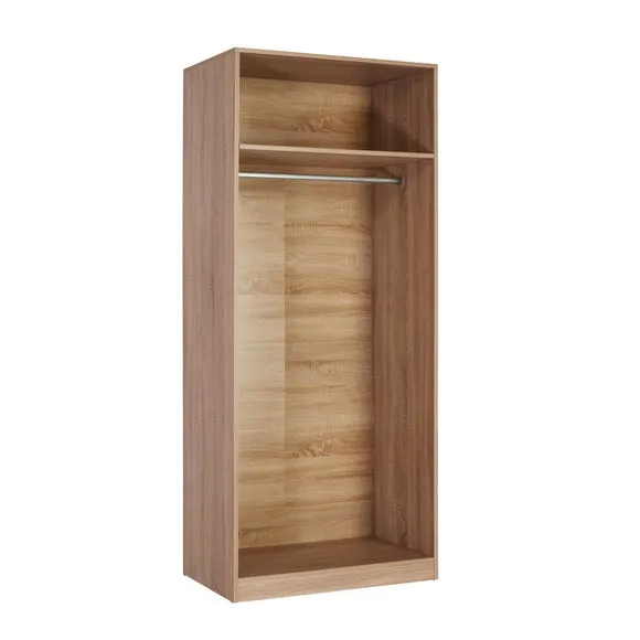 Hyde Double 2 Drawer Wardrobe, White 2