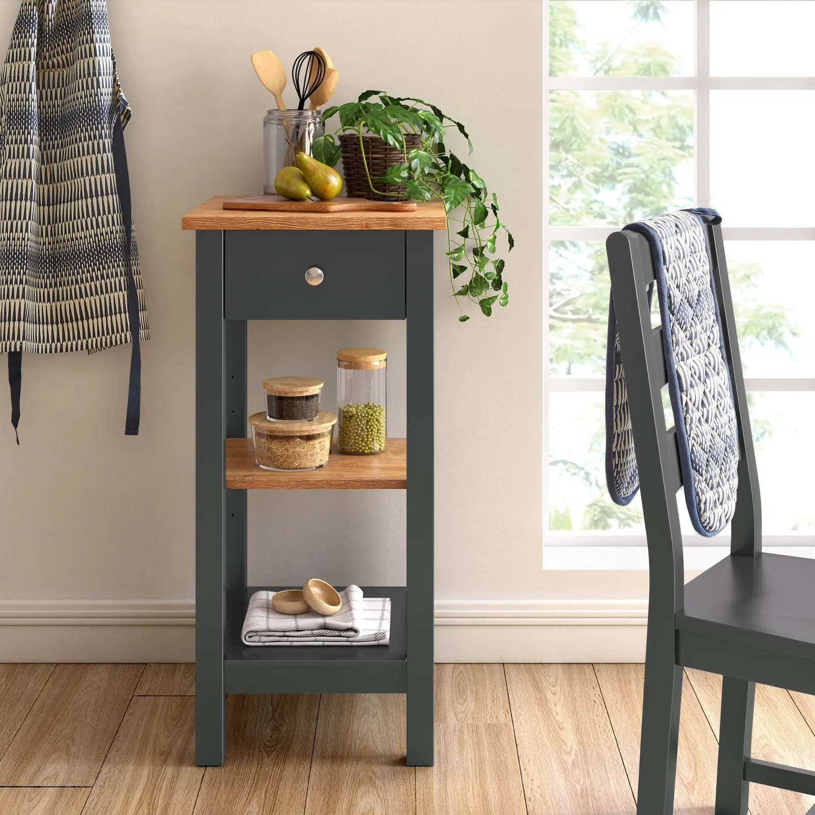 Bromley Tall Storage Unit Black