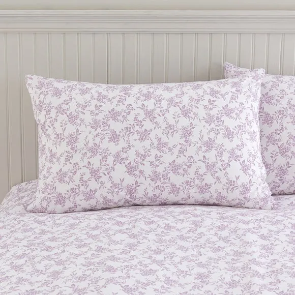 Bexley Floral Sage Duvet Cover and Pillowcase Set 4