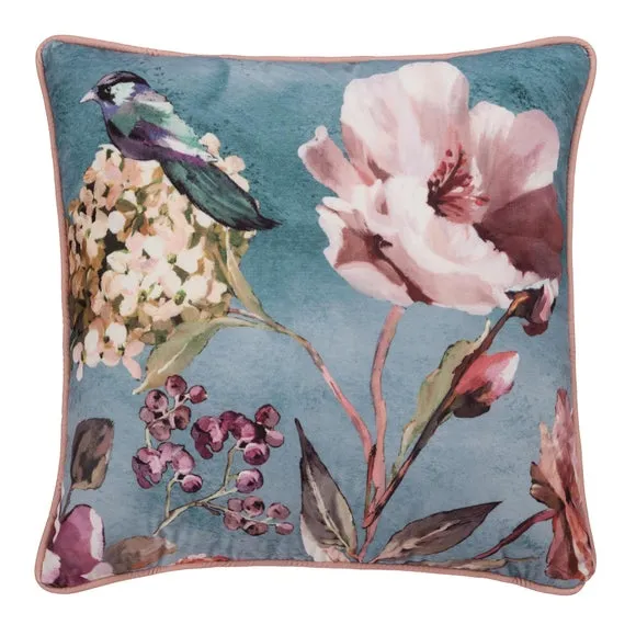 Portia Floral Square Filled Cushion 2