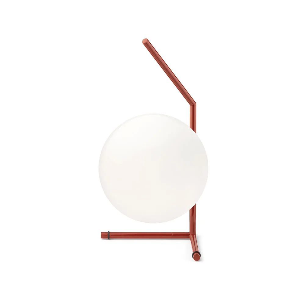 Flos IC T1 Low Table Light Glossy Red Burgundy