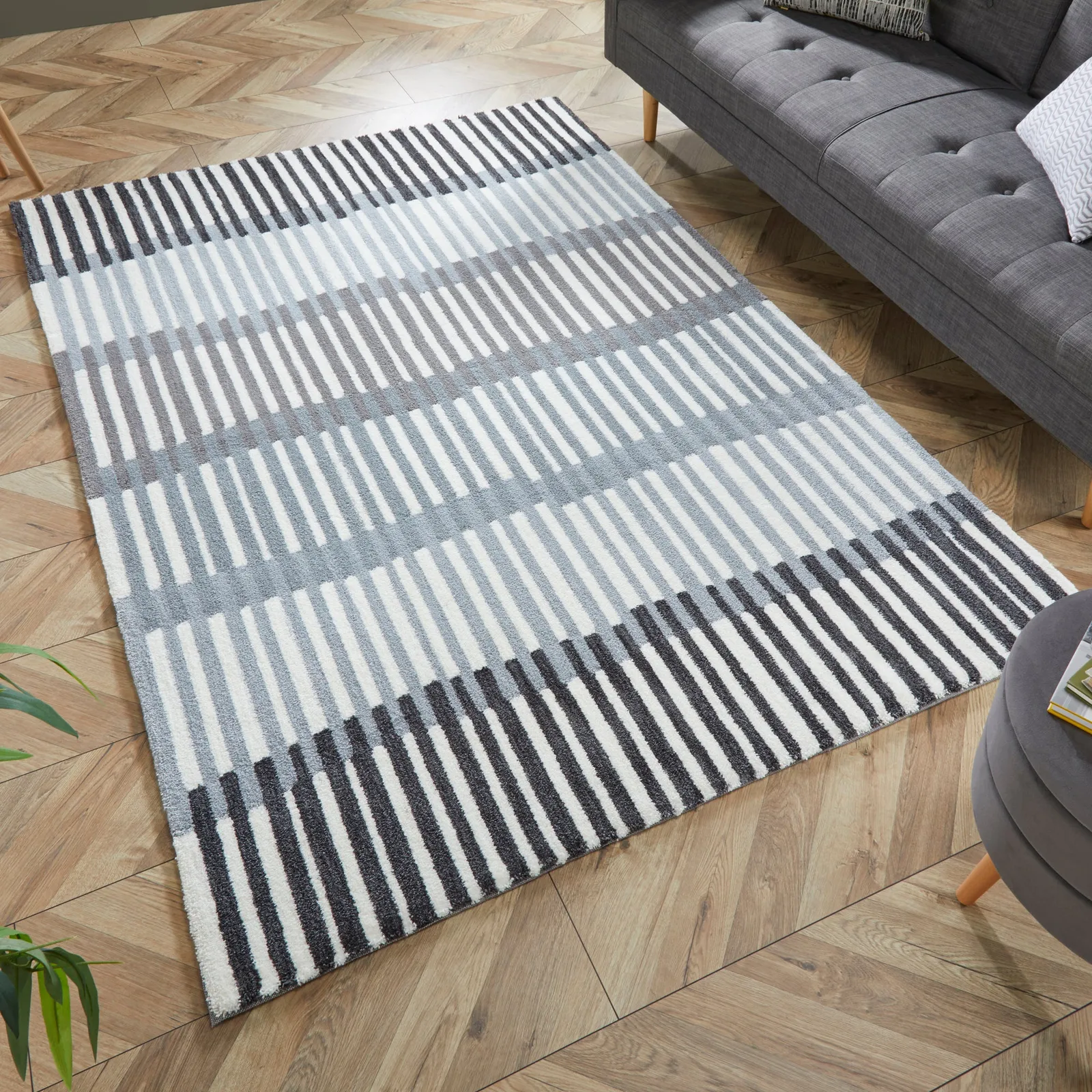 Linear Stripe Rug Linear Stripe Mono