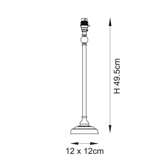 Vogue Leila Plain Table Lamp 6