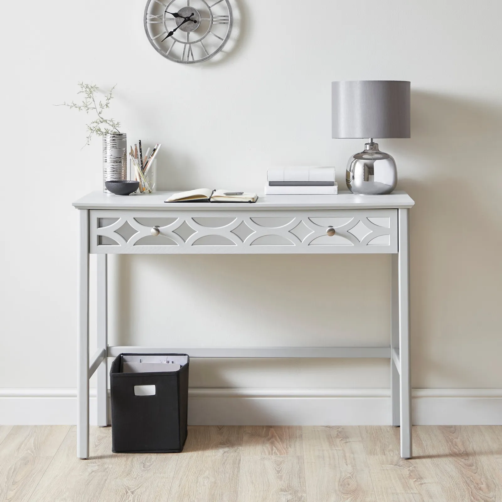 Delphi Grey Desk Grey