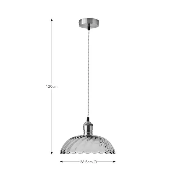 Lucille Gold Adjustable Pendant Light 6