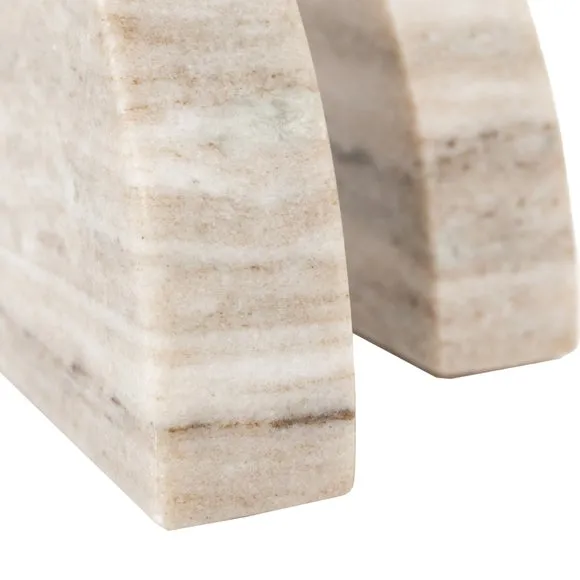 Cedar & Sage Set of 2 Tamera Marble Bookends 3