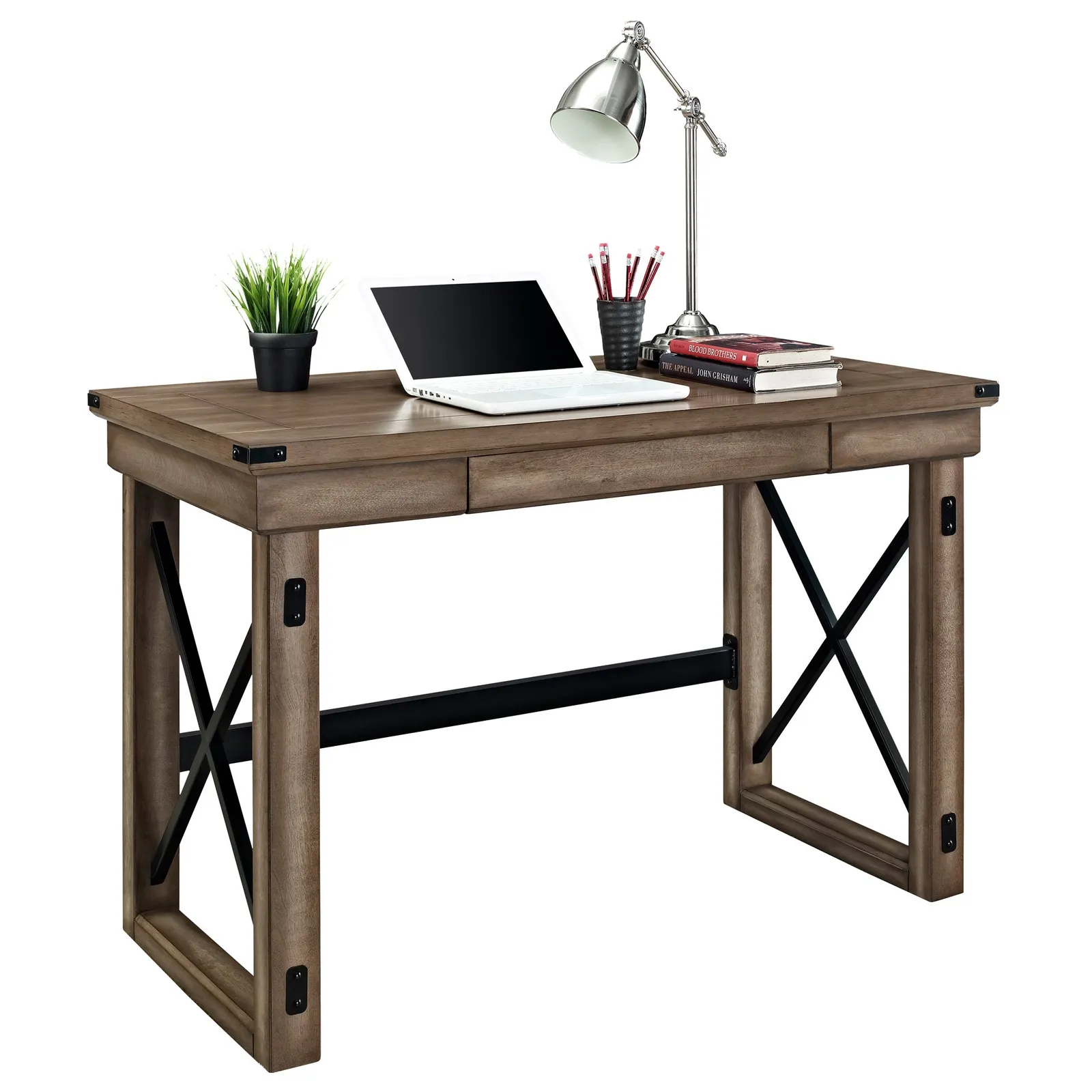 Wildwood Rustic Desk Grey