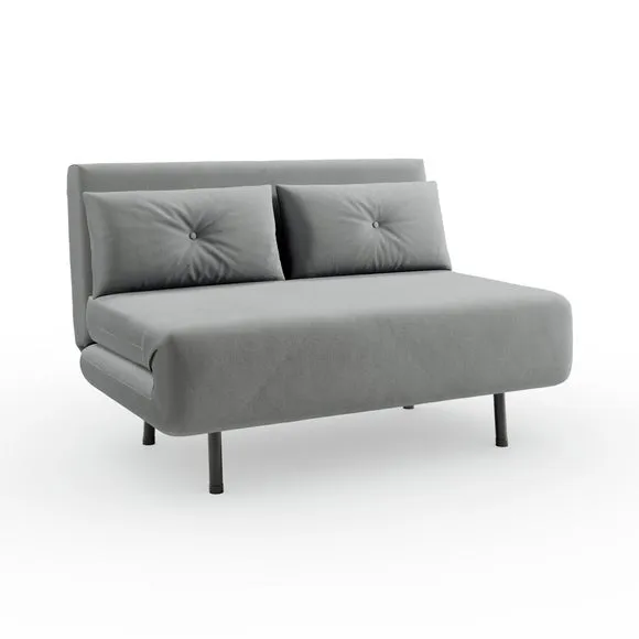 Phoebe Velvet Small Double 2 Seater Sofa Bed 6