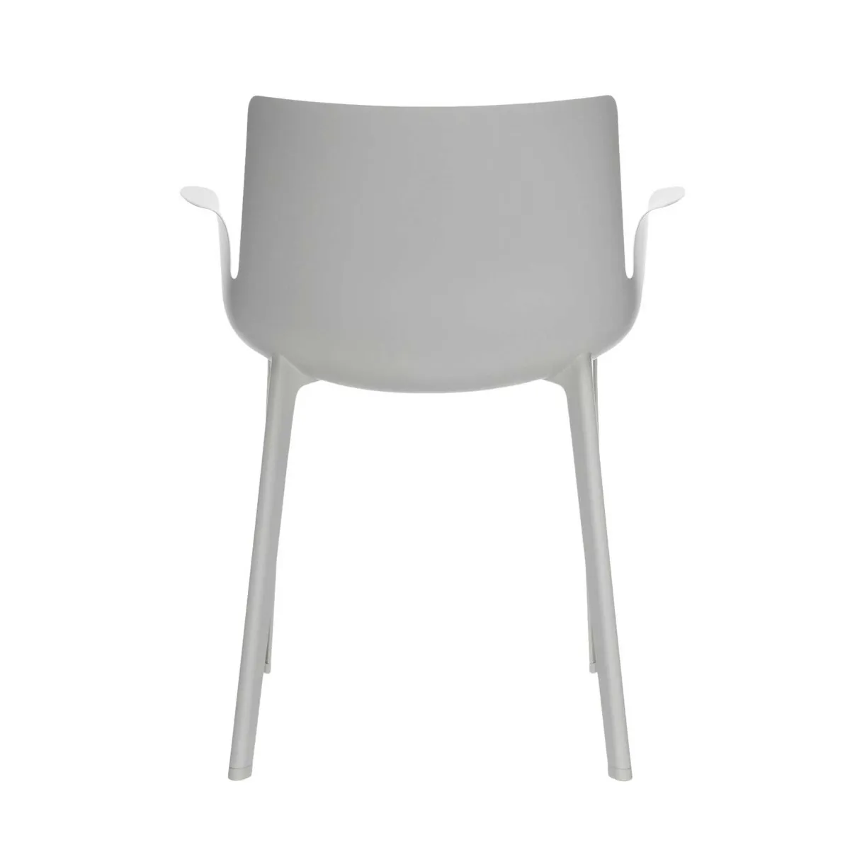 Kartell Piuma Dining Chair With Arms, White Plastic | Barker & Stonehouse 5